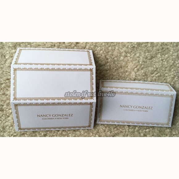 NEW Never Carried Auth Nancy Gonzalez GENUINE PYTHON shiny black tote bag $3950 - Picture 13 of 14